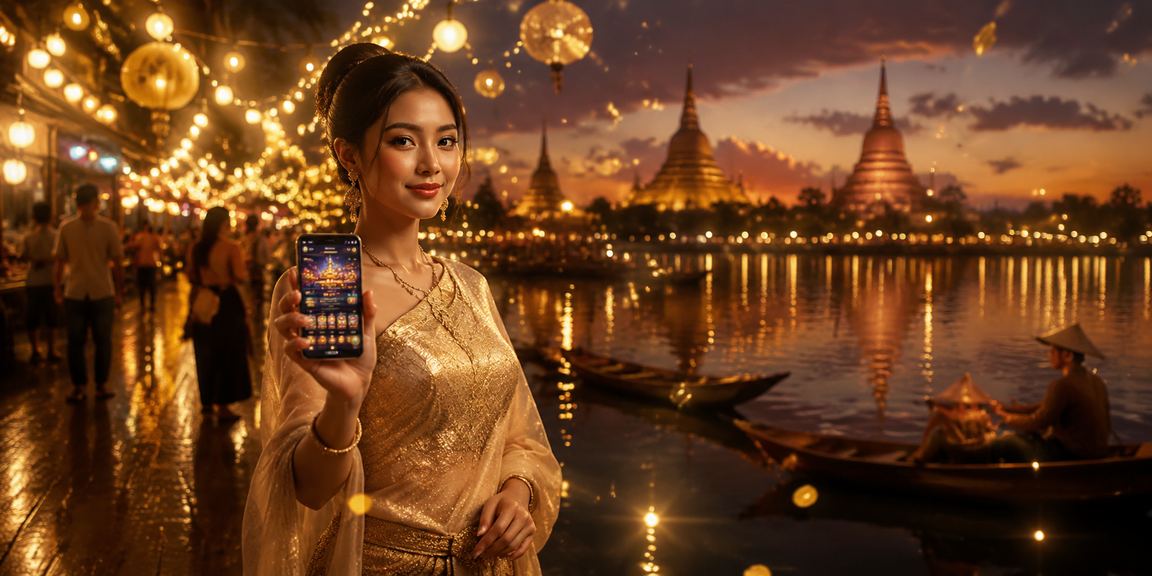 Inle ရေကန်နောက်ခံလက်ကိုင်ကာစီနို ပန်းပွင့်ပုံ